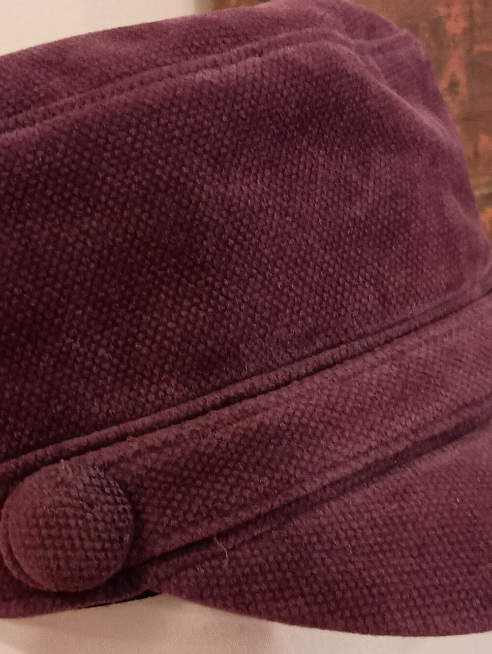 Stylish Maroon Baker Boy Cap - - Picture 8 of 8